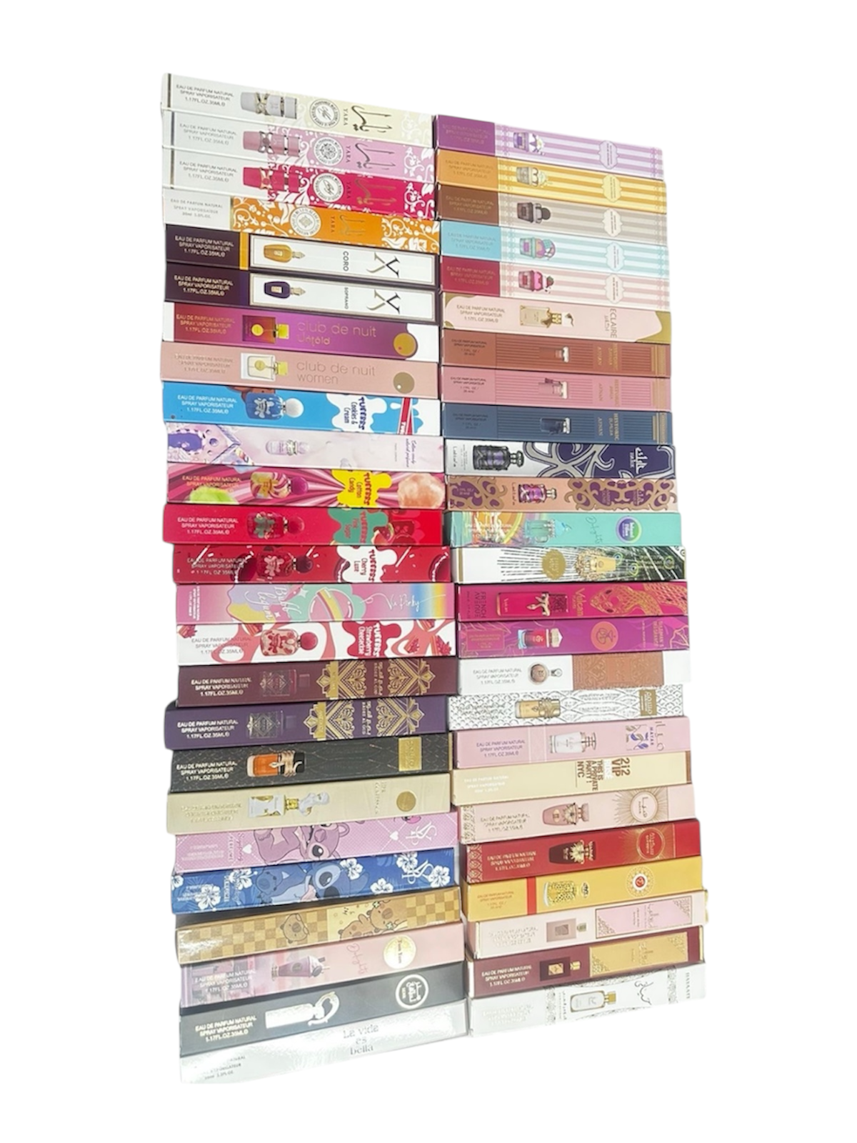 Tuvitos de perfumes 35ml 1 caja surtidas de 24 unidades mujer 