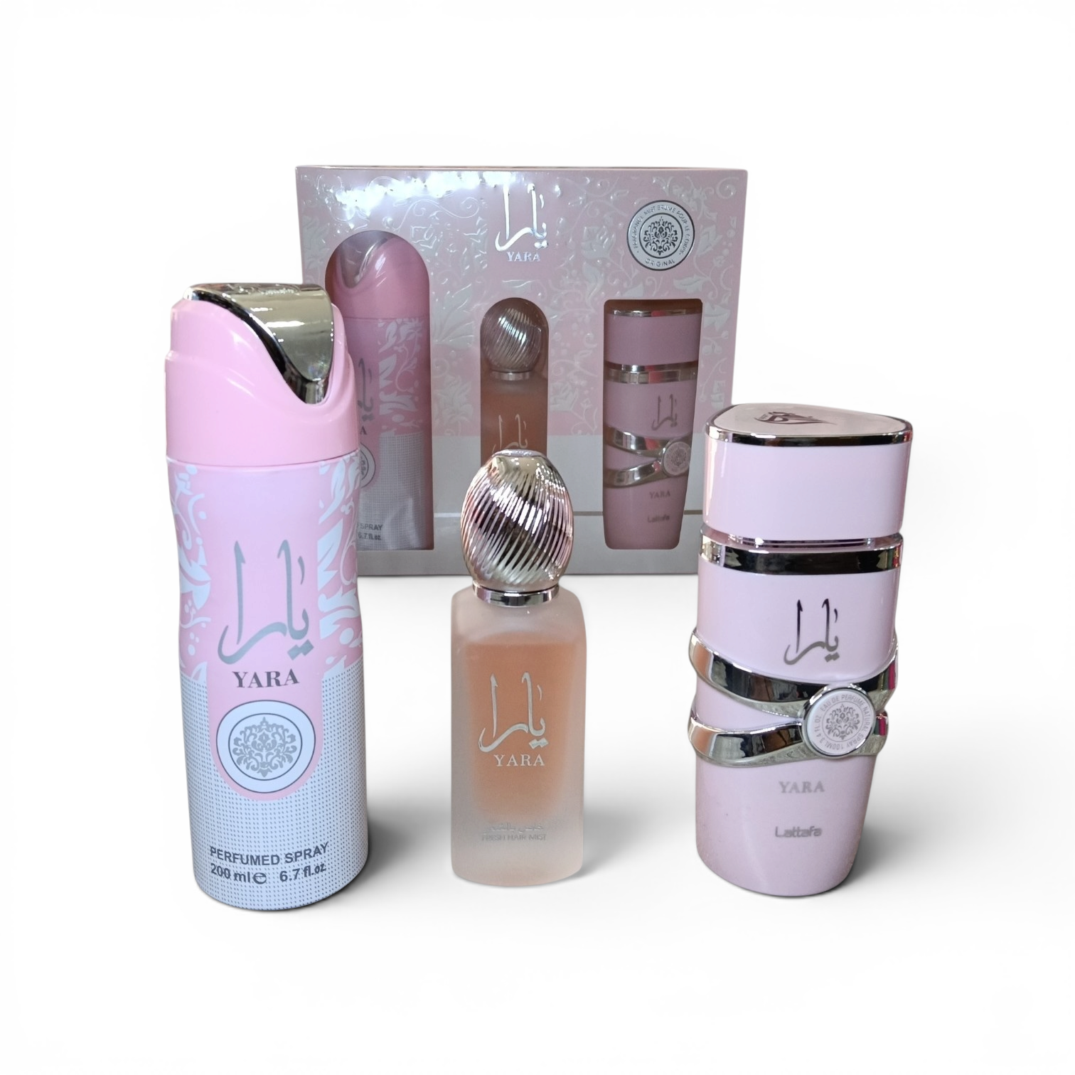 Set Yara Pink  3 unidades 100ml