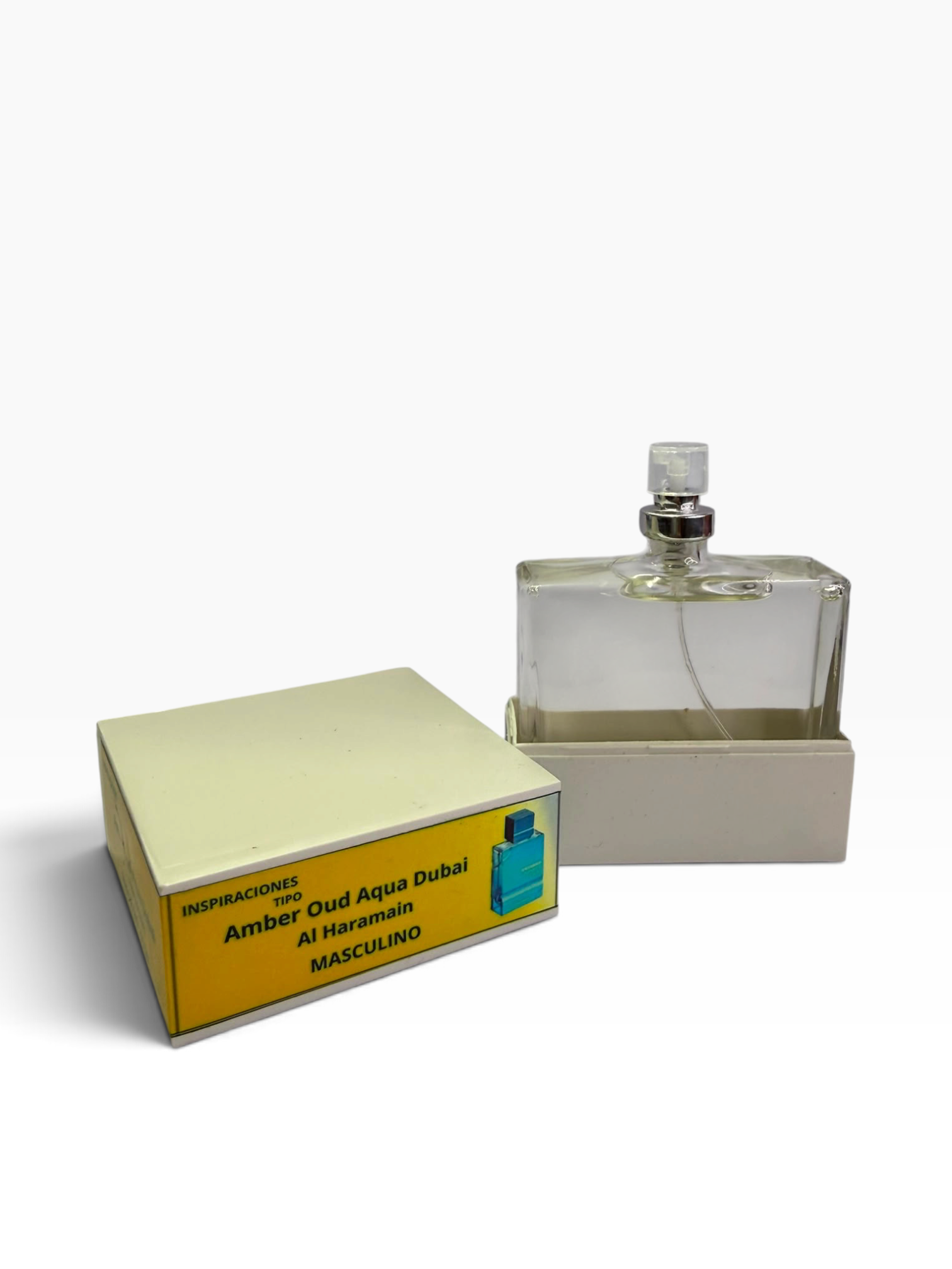 Amber Oud Aqua Dubai Al Haramain 60ml duración 8-12 horas